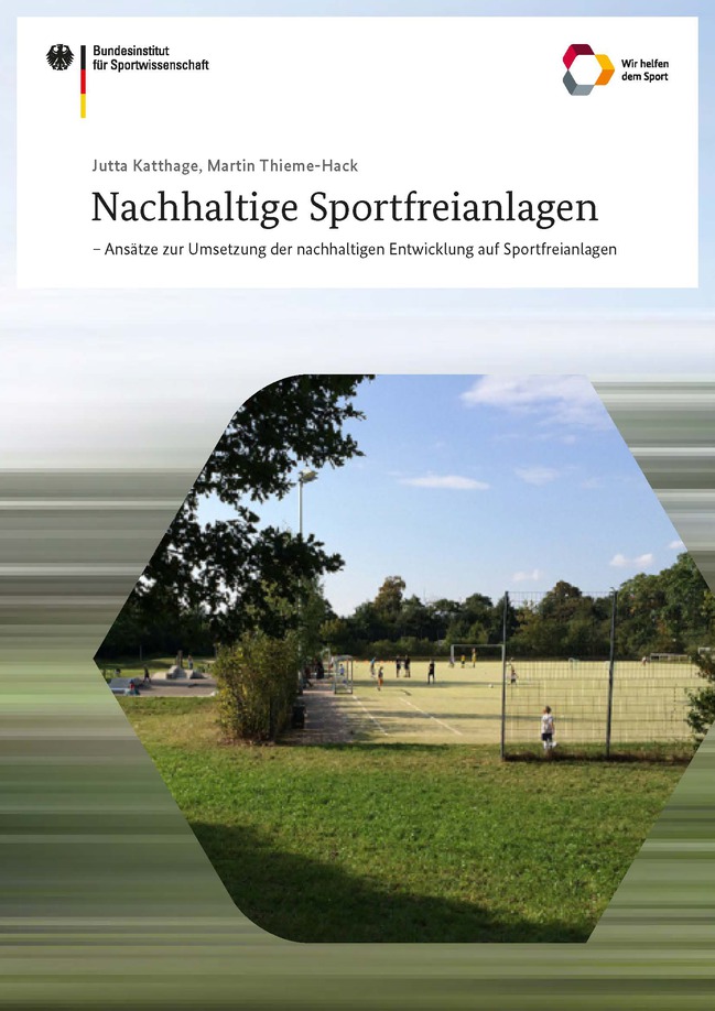 Broschüre zu Nachhaltigen Sportfreianlagen