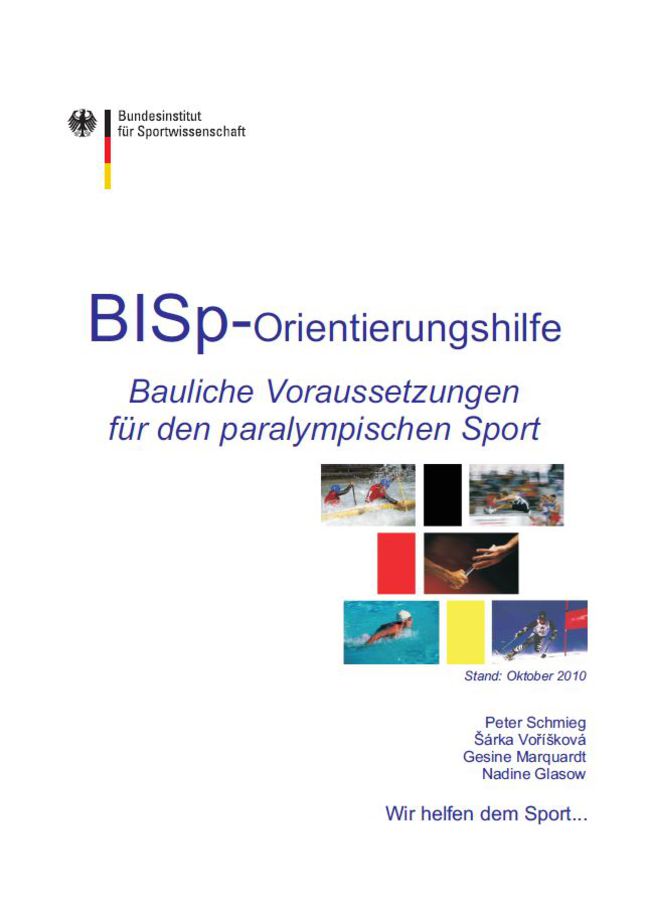 Bild zur Orientierungshilfe zu baulichen Voraussetzungen für den paralympischen Sport