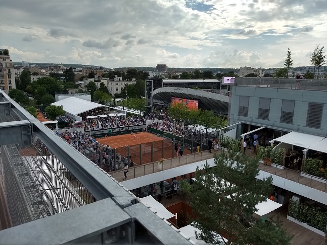 Bild zeigt Sandplatz der French Open