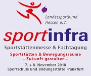 Bild zeigt das Logo der Sportinfra Messe